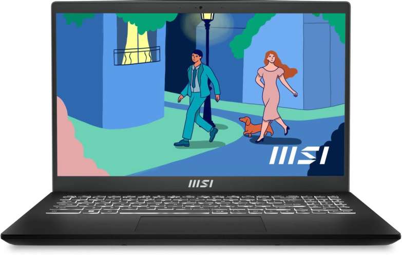 Ноутбук MSI Modern 15 B12MO-826XRO 15.6", IPS, Intel Core i5 1235U 1.3ГГц, 10-ядерный, 8ГБ DDR4, 512ГБ SSD,  Intel Iris Xe graphics, без операционной системы, черный [9s7-15h112-826]